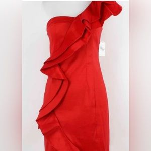 Jessica Simpson one shoulder short dress